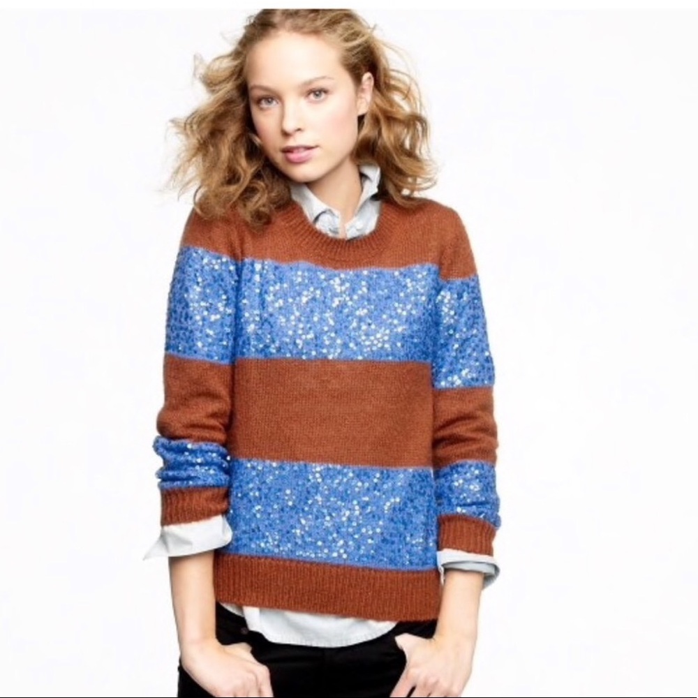NWT J.crew sequin sweater